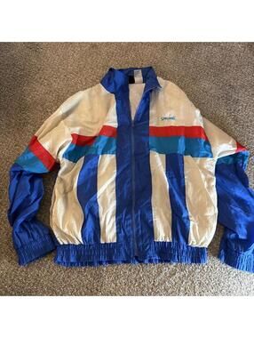 Spalding Men's Multi and Blue Jacket